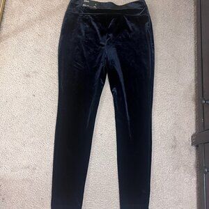 I.N.C. Black Velvet Skinny Pants - Size Large